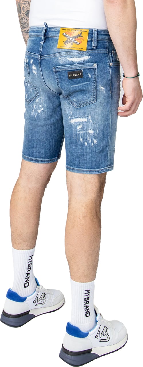 My Brand Sky Short Jeans Blauw
