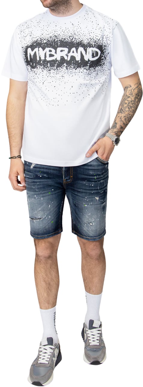 My Brand MB GREEN LINE SHORT JEANS | DENIM Blauw