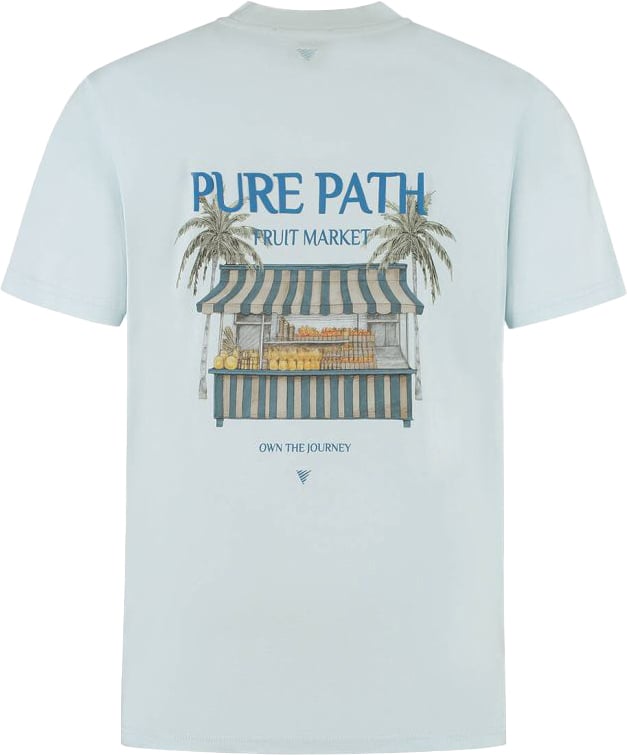 Pure Path The Fruit Stand T-shirt 25020103 Blauw
