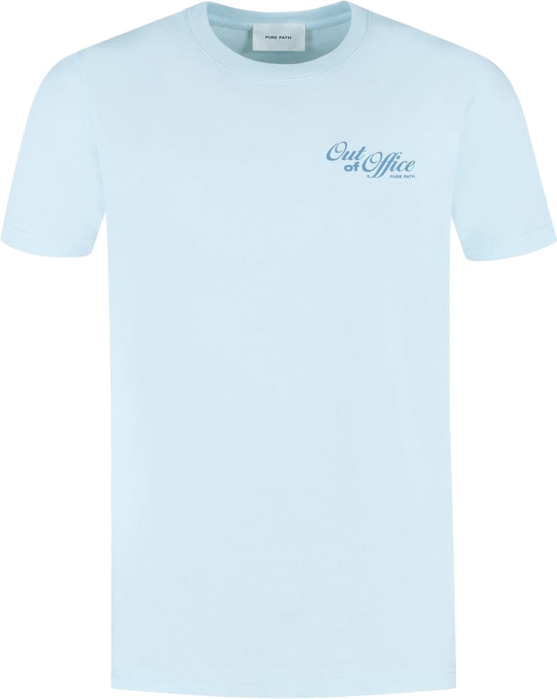 Pure Path T-shirt korte mouw 25020104 Blauw