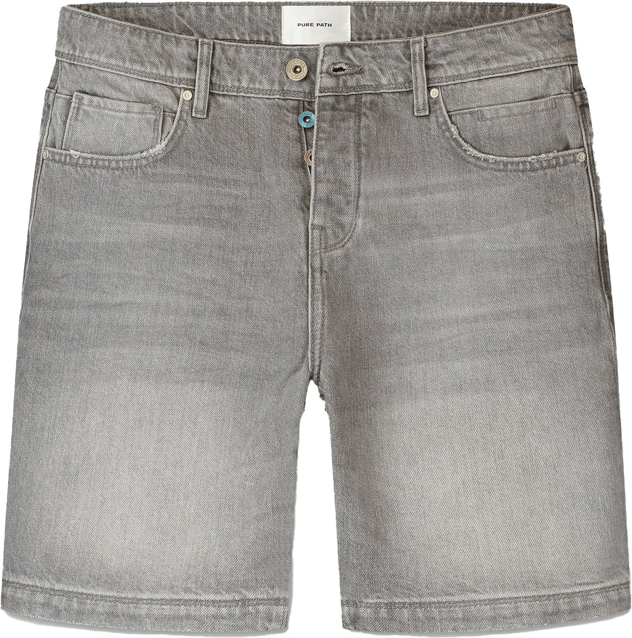 Pure Path The Owen Regular Fit Shorts W1483 Grijs