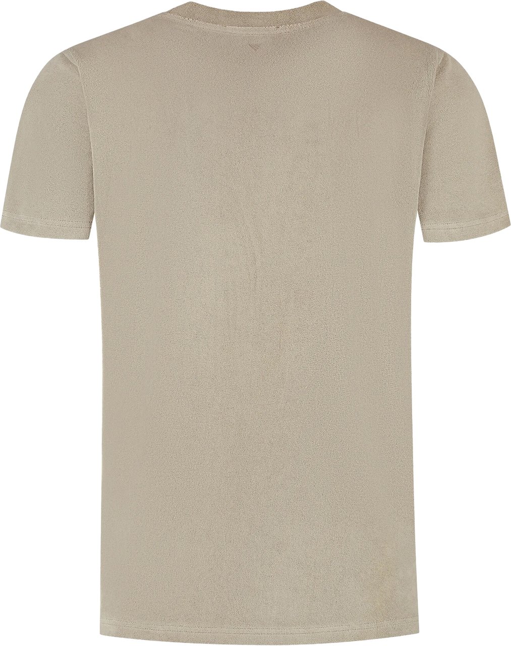 Pure Path Cursive Terry T-shirt Taupe badstof Taupe