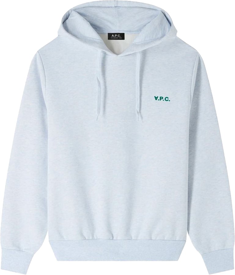 A.P.C. hoodie light blue Blauw
