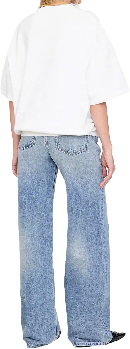 Anine Bing sweatert white Wit