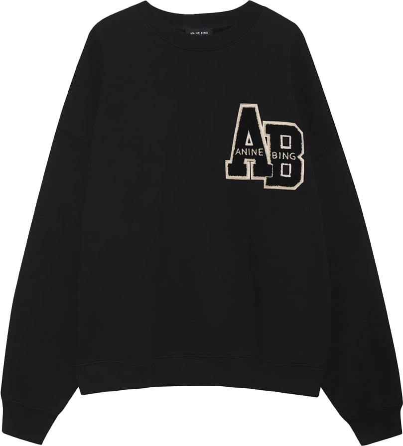 Anine Bing sweater miles Zwart
