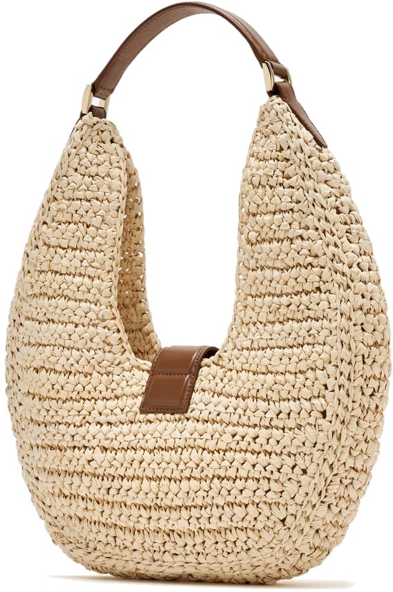 Anine Bing tas beige raffia Beige