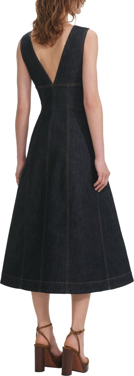 Self-Portrait dress jeans blue Blauw