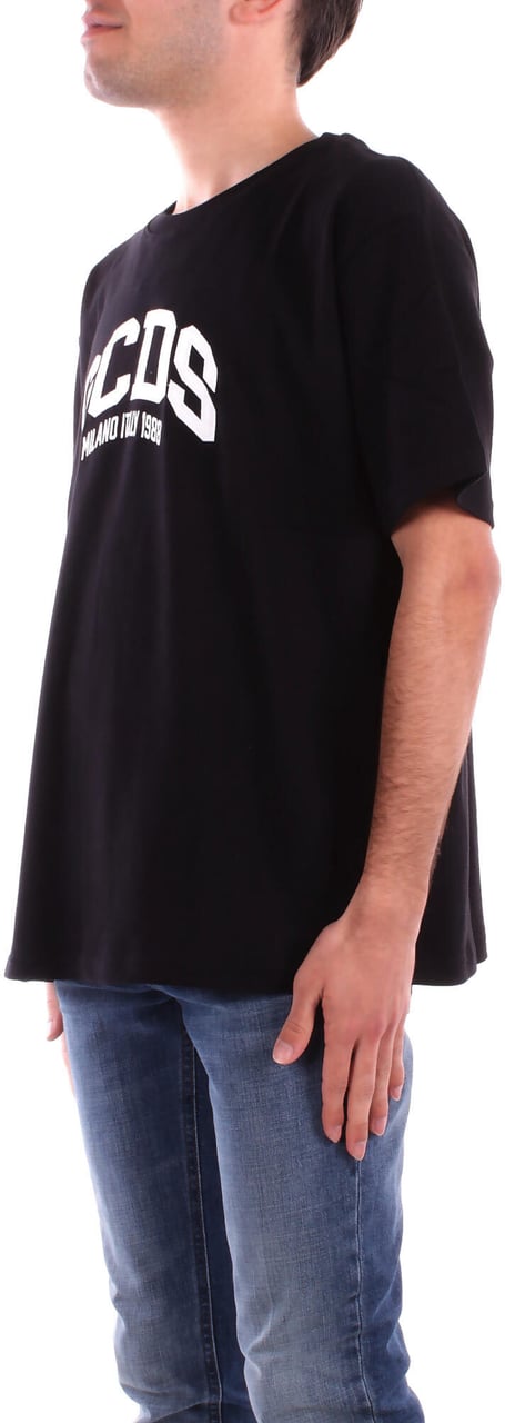 GCDS T-Shirts And Polos Black Zwart