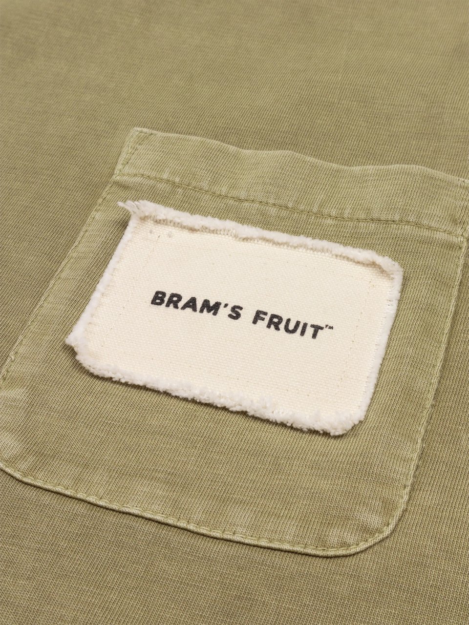 Bram's Fruit Bram's Fruit T-shirt Groen Chest Pocket Groen