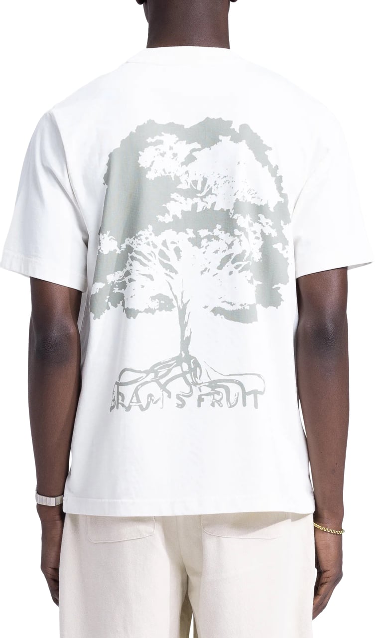 Bram's Fruit Bram's Fruit T-shirt Wit Roots Wit