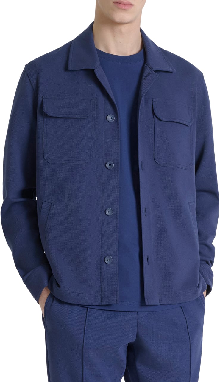 Antony Morato SHIRT HAMAR STRAIGHT FIT Blauw