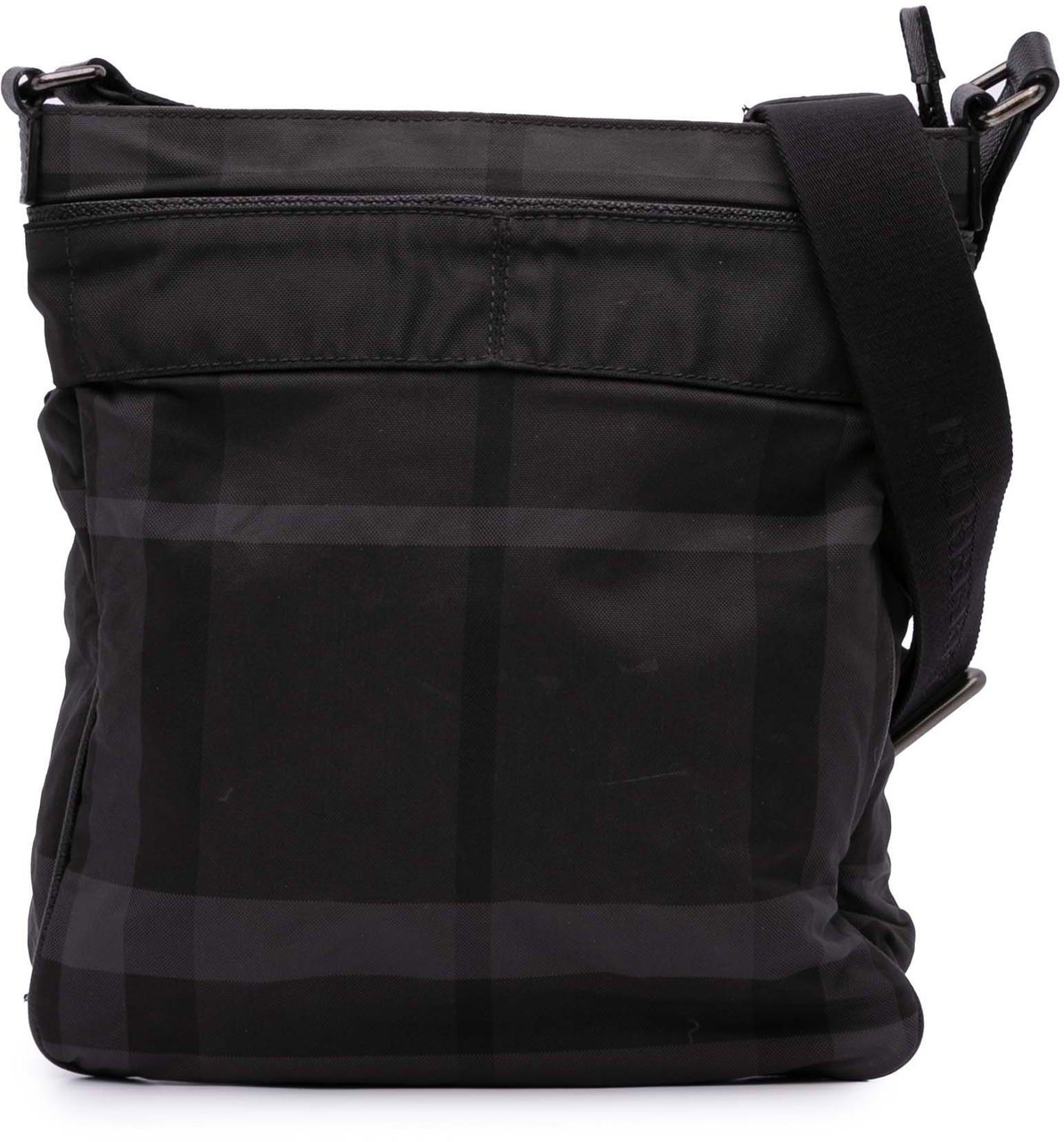 Burberry Smoke Check Nylon Crossbody Grijs