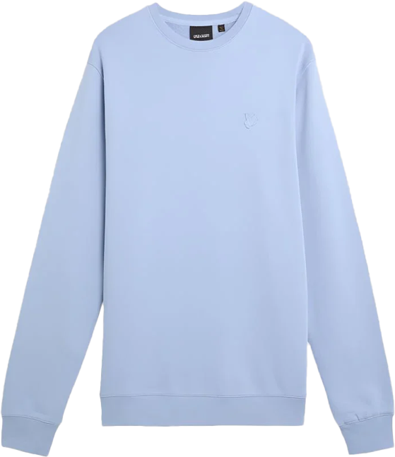 Lyle & Scott Lyle & Scott Superfine Crew Neck Sweatshirt Blauw