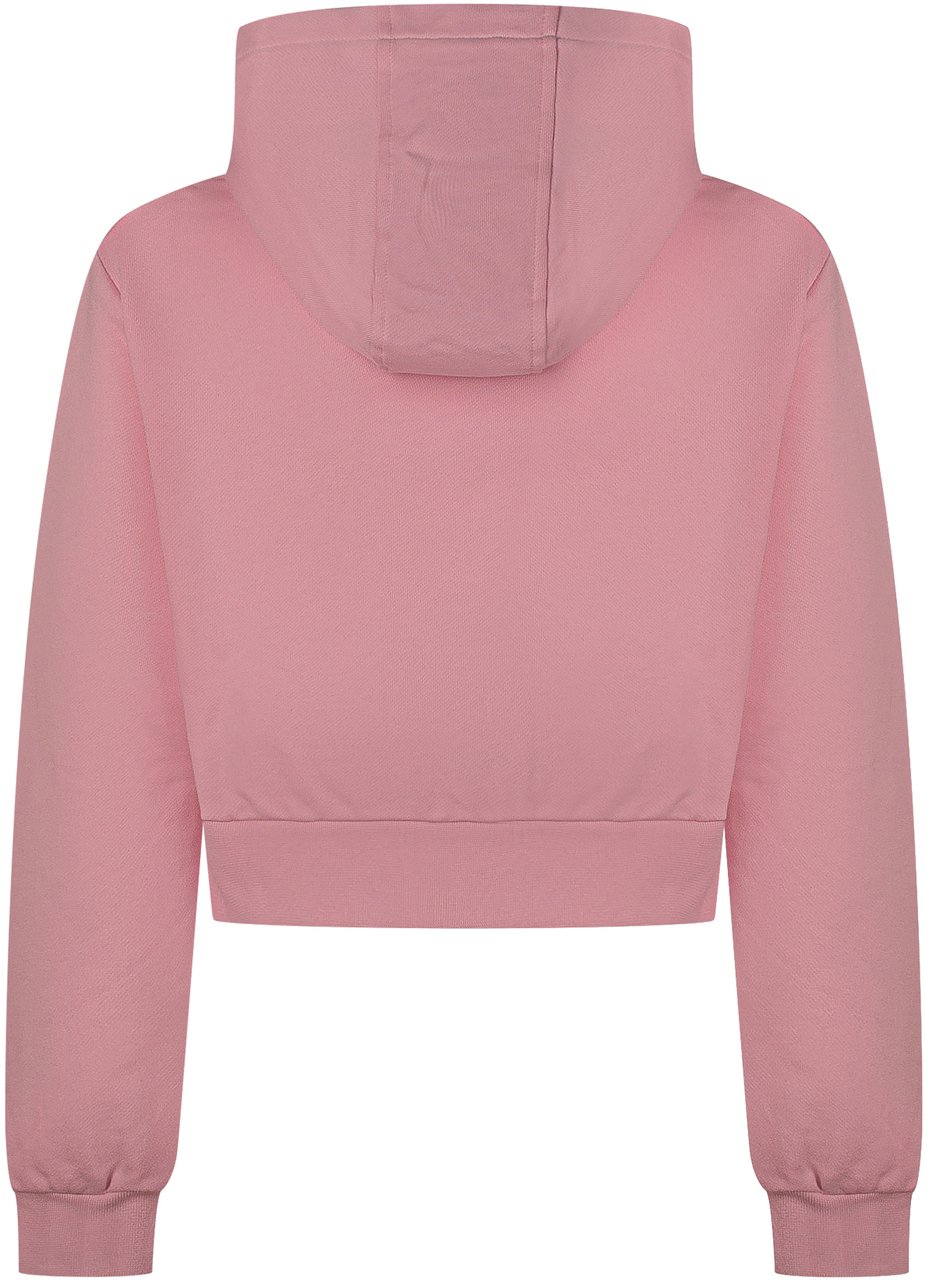 Versace Felpa con Cappuccio Fleece Roze