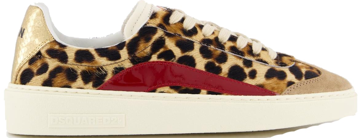Dsquared2 Dames Rider Sneaker Beige/Leo Beige