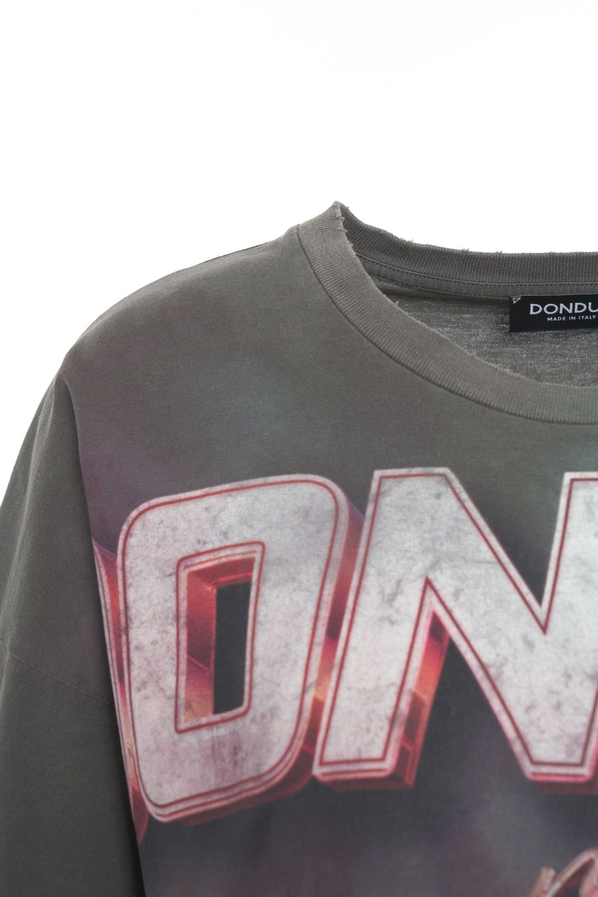 Dondup T-Shirts And Polos Grey Grijs