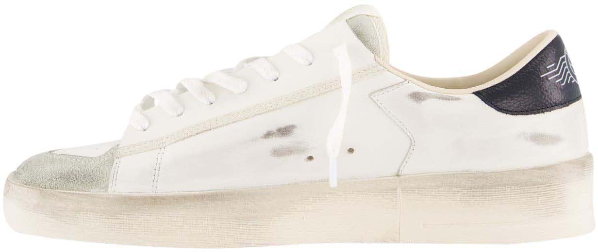Golden Goose Sneakers Whitesilverblackgreen Wit