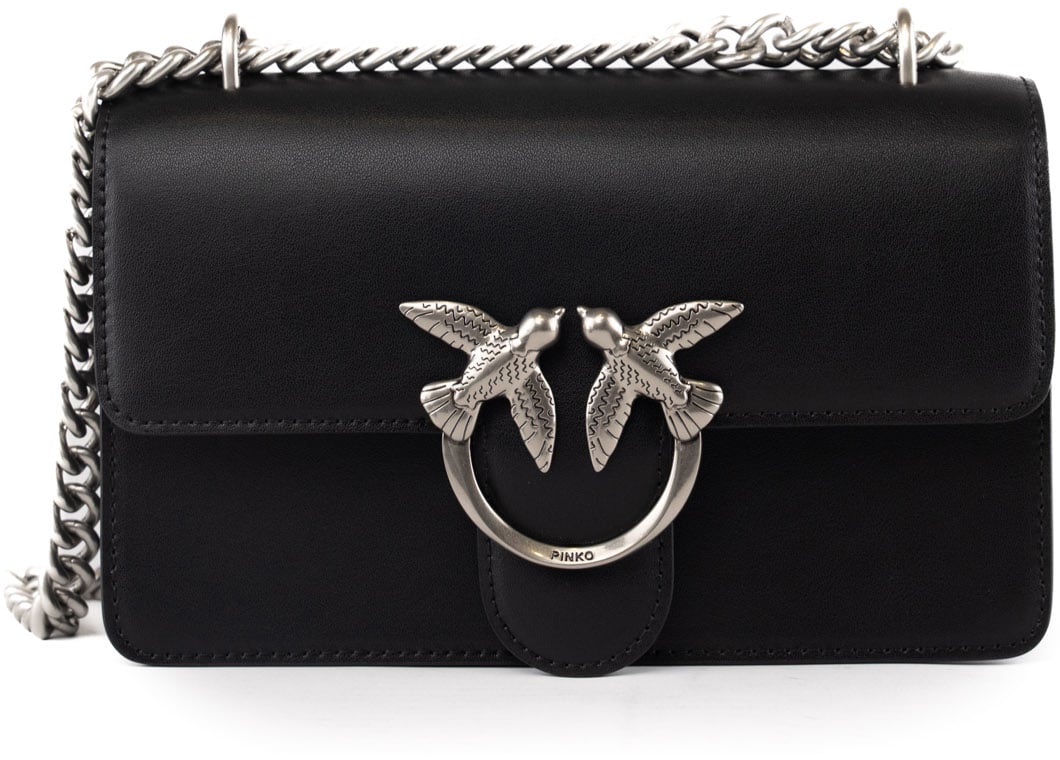 Pinko Bags Nero Oldsilver Zwart