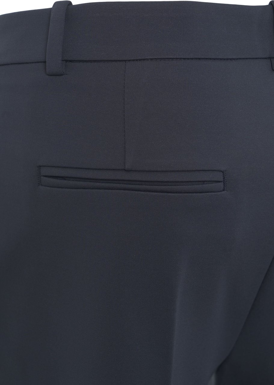 Pinko Trousers Blue Blauw