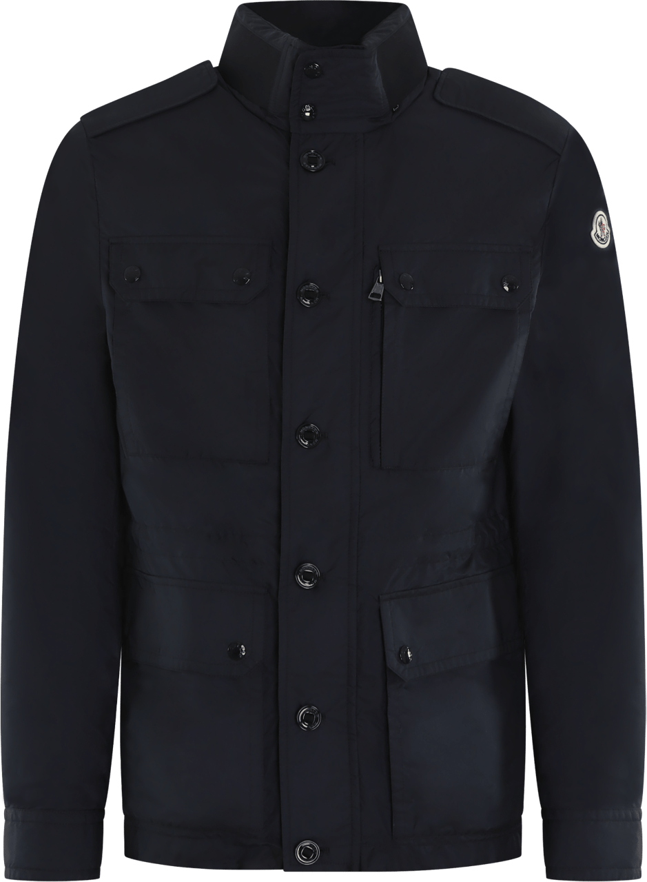 Moncler Heren Lez Field Jacket Blauw Blauw