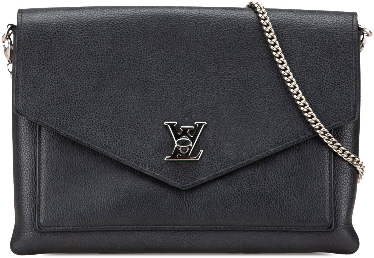 Louis Vuitton MyLockMe Chain Pochette Zwart