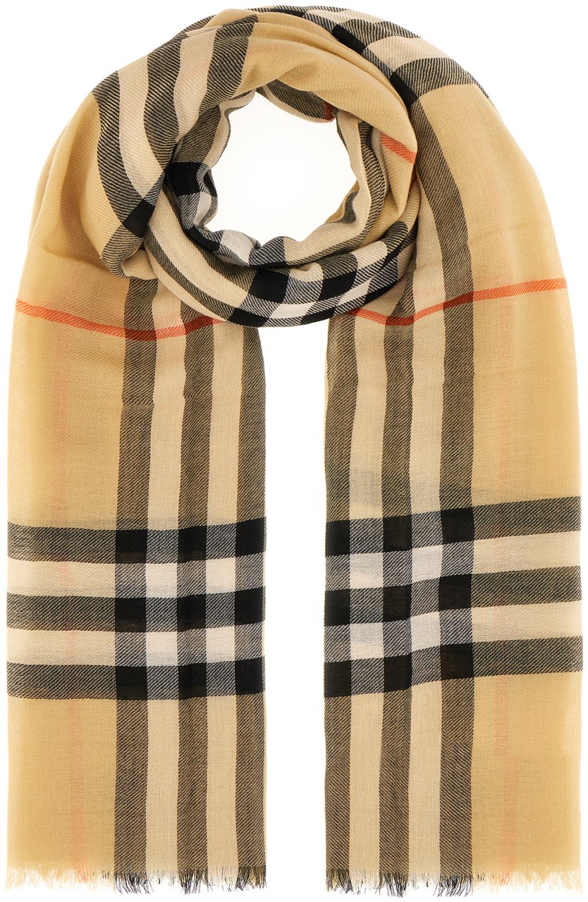Burberry Scarfs Beige Beige