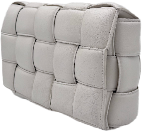 Bottega Veneta Bottega Veneta Padded Cassette - Off-White Wit