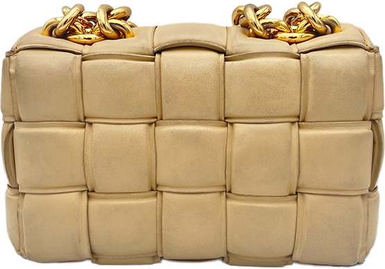 Bottega Veneta Bottega Veneta Padded Cassette Chain - Porridge Beige