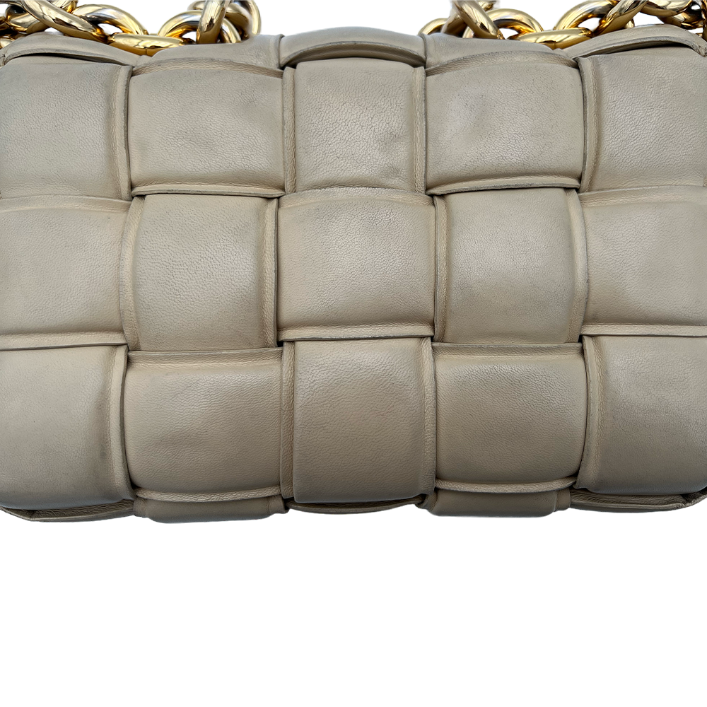 Bottega Veneta Bottega Veneta Padded Cassette Chain - Porridge Beige