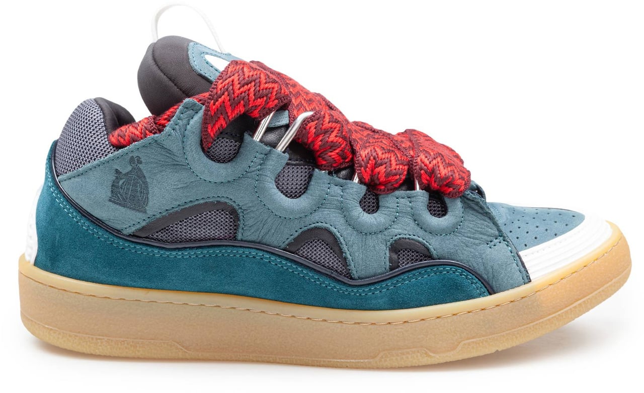 Lanvin Heren Curb Sneaker Blauw