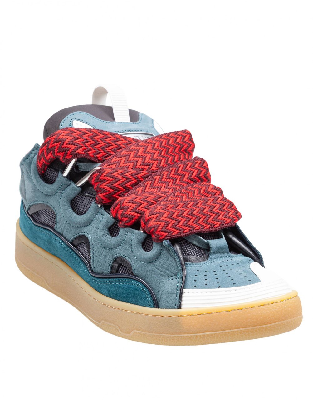 Lanvin Heren Curb Sneaker Blauw