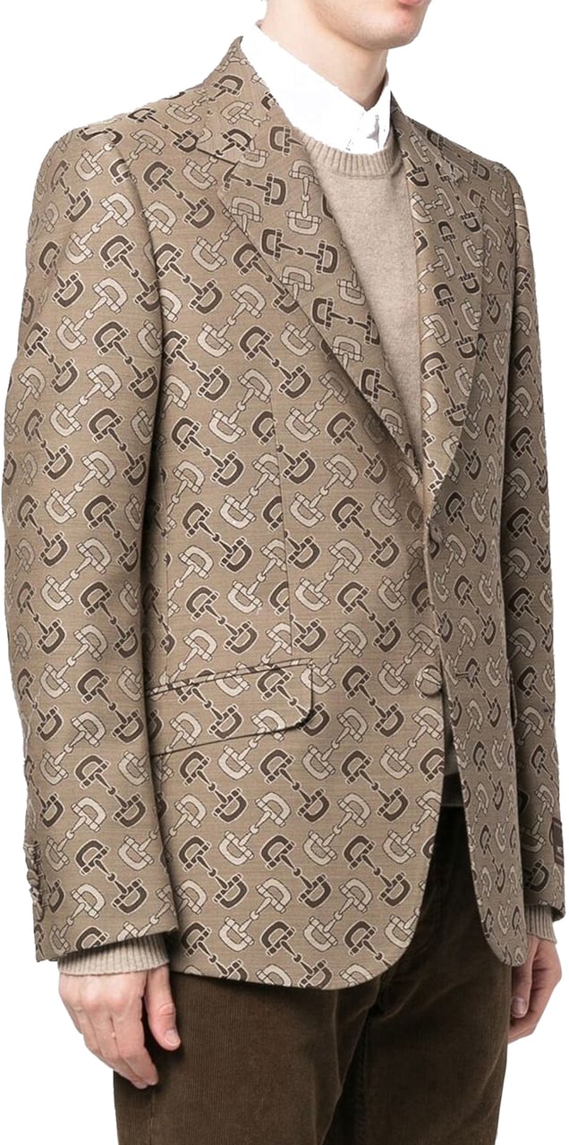 Gucci Gucci Cotton And Wool Jacket Beige