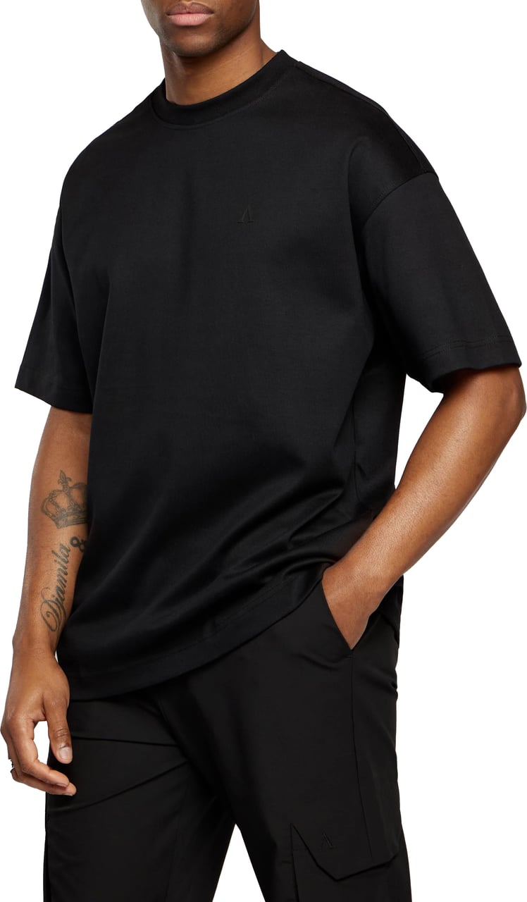 Aeden Morph Tee Black Zwart