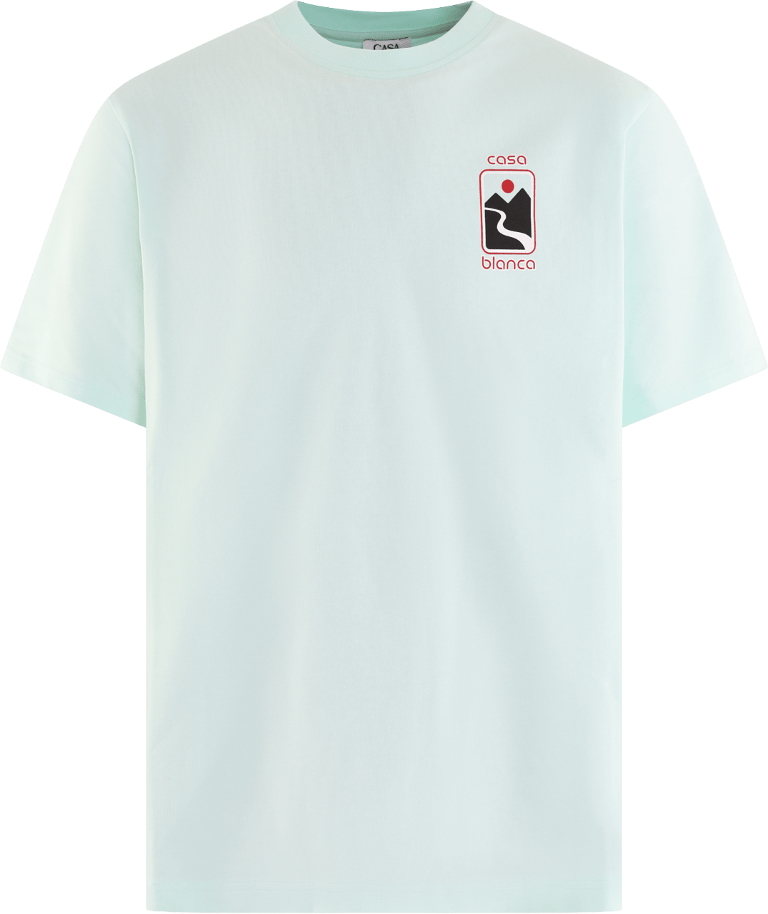 Casablanca Heren Sunset Valley T-Shirt Groen Groen