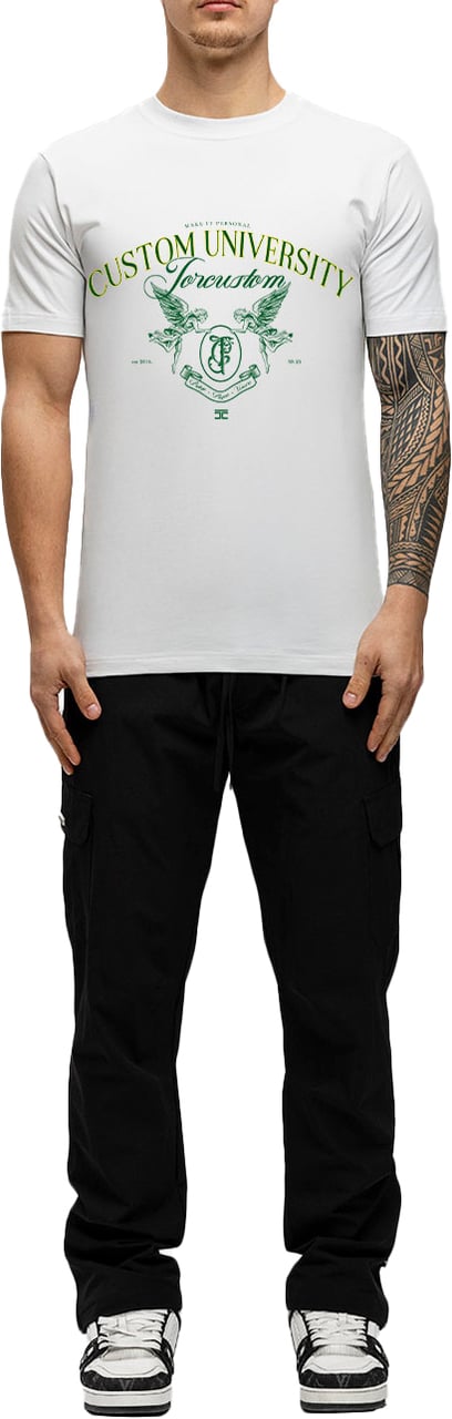 JORCUSTOM Custom Slim Fit T-Shirt White Wit