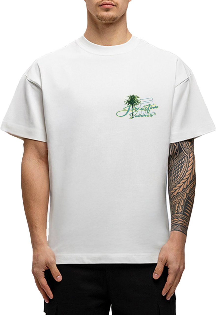 JORCUSTOM Endless Loose Fit T-Shirt White Wit