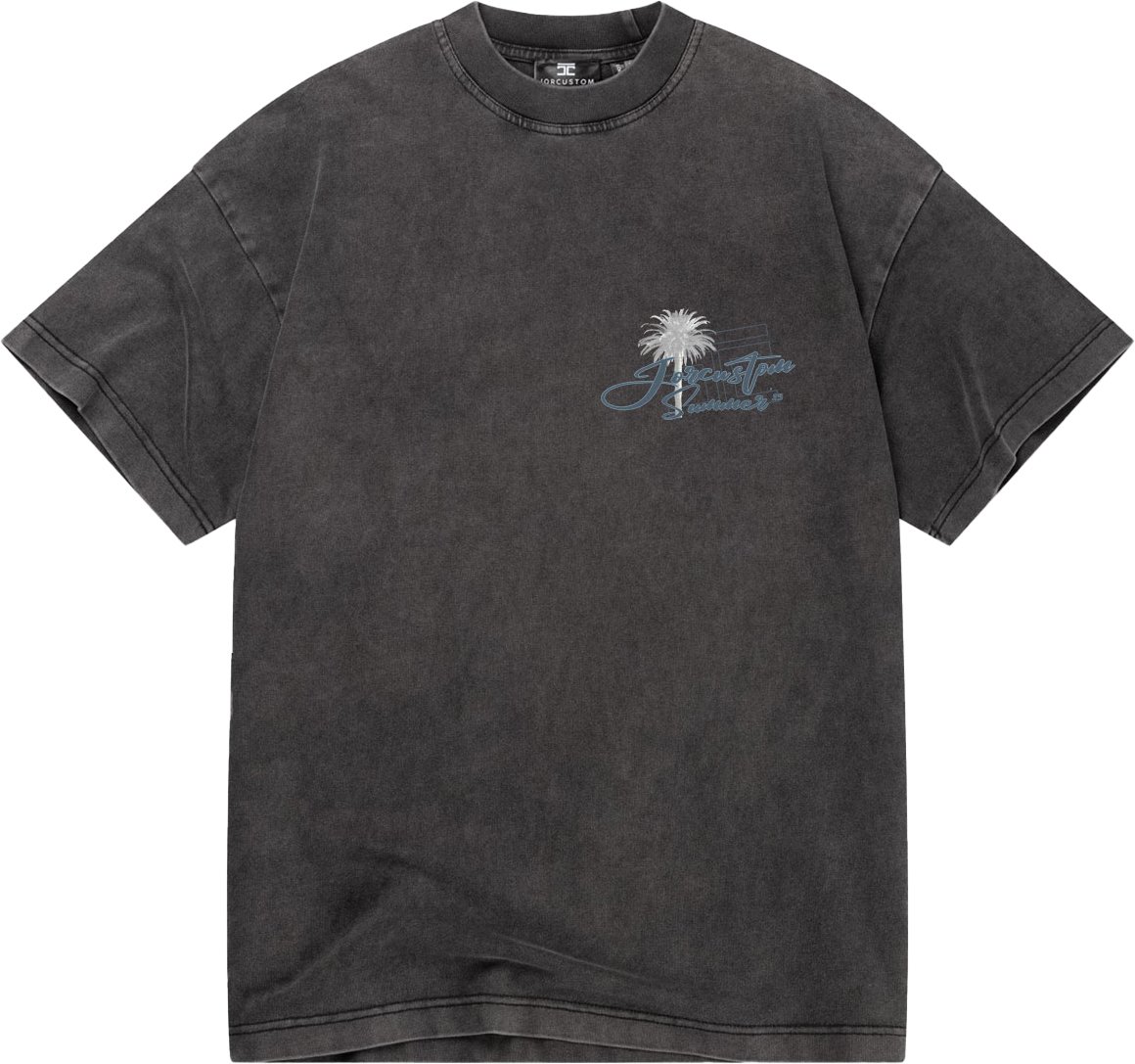 JORCUSTOM Endless Loose Fit T-Shirt AcidGrey Grijs