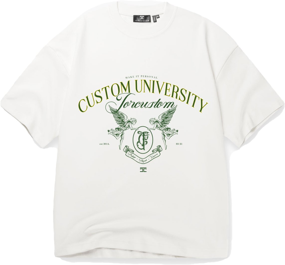 JORCUSTOM Custom Oversized T-Shirt White Wit