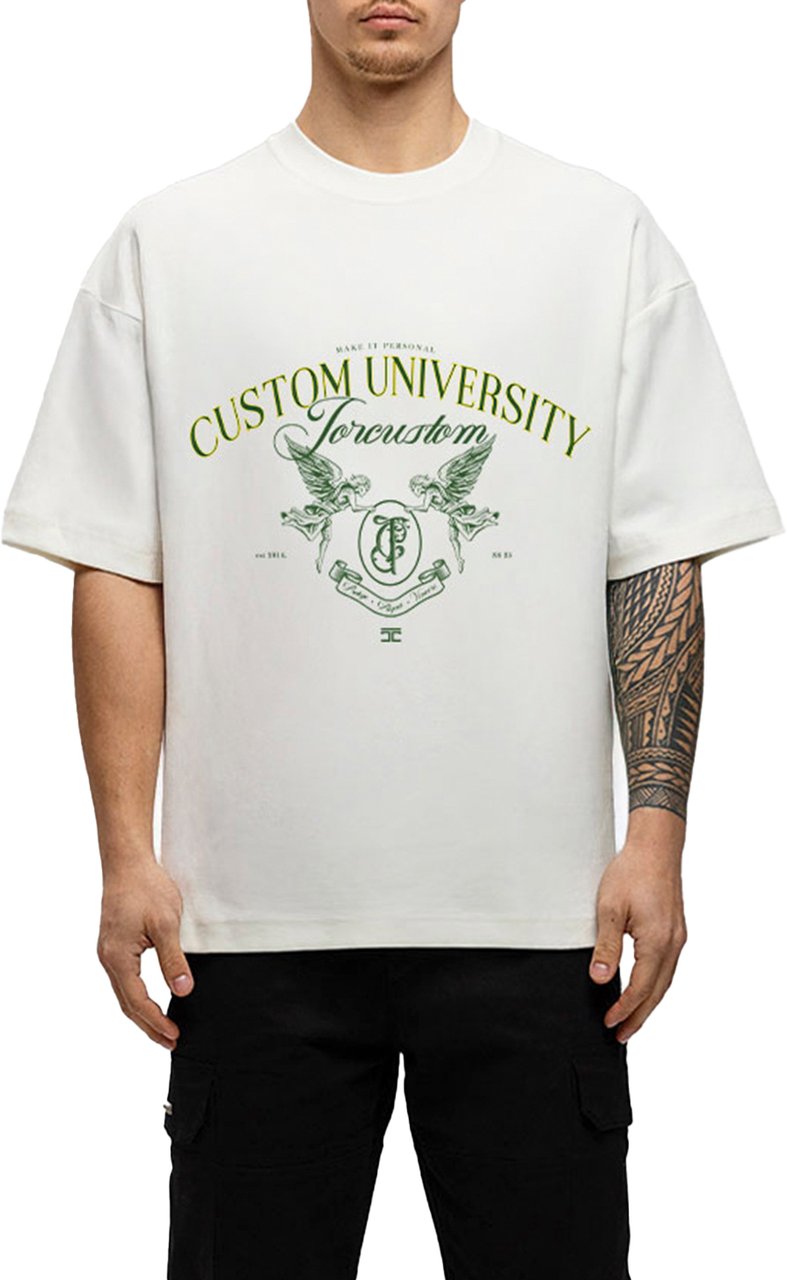 JORCUSTOM Custom Oversized T-Shirt White Wit