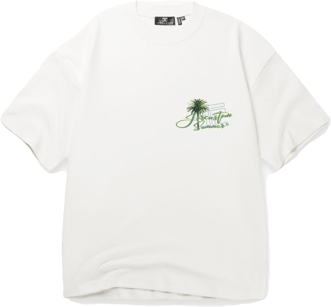 JORCUSTOM Endless Oversized T-Shirt White Wit