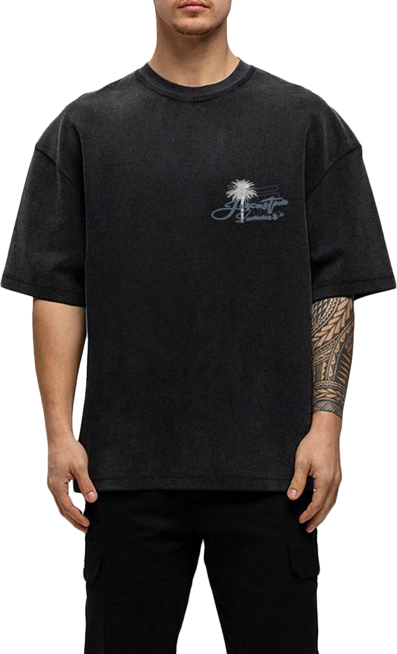 JORCUSTOM Endless Oversized T-Shirt AcidGrey Grijs
