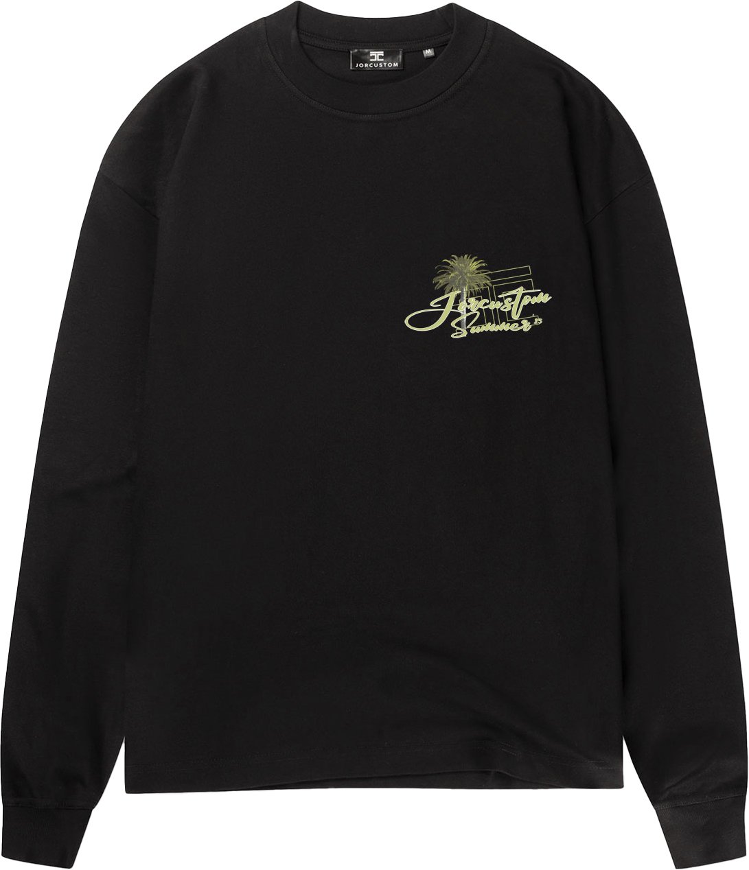 JORCUSTOM Endless Longsleeve T-Shirt Black Zwart