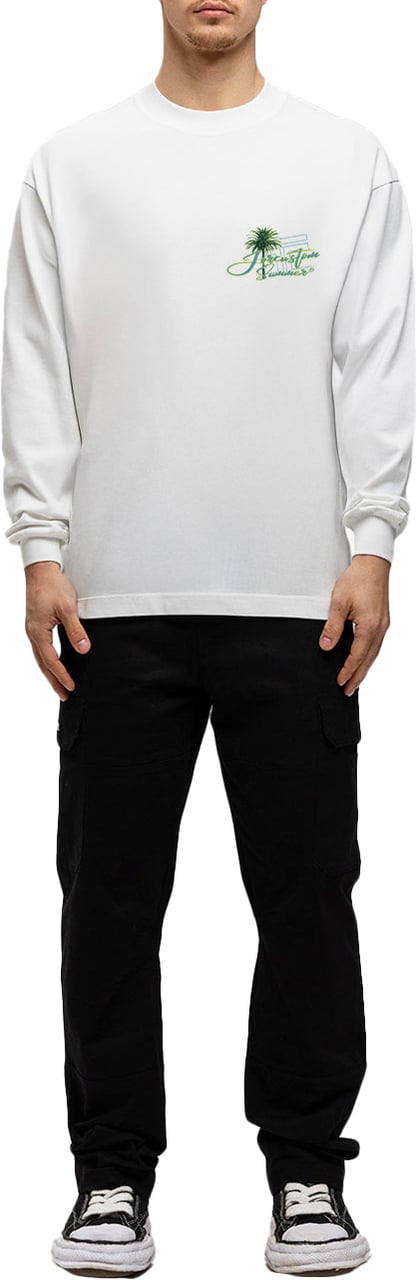 JORCUSTOM Endless Longsleeve T-Shirt White Wit