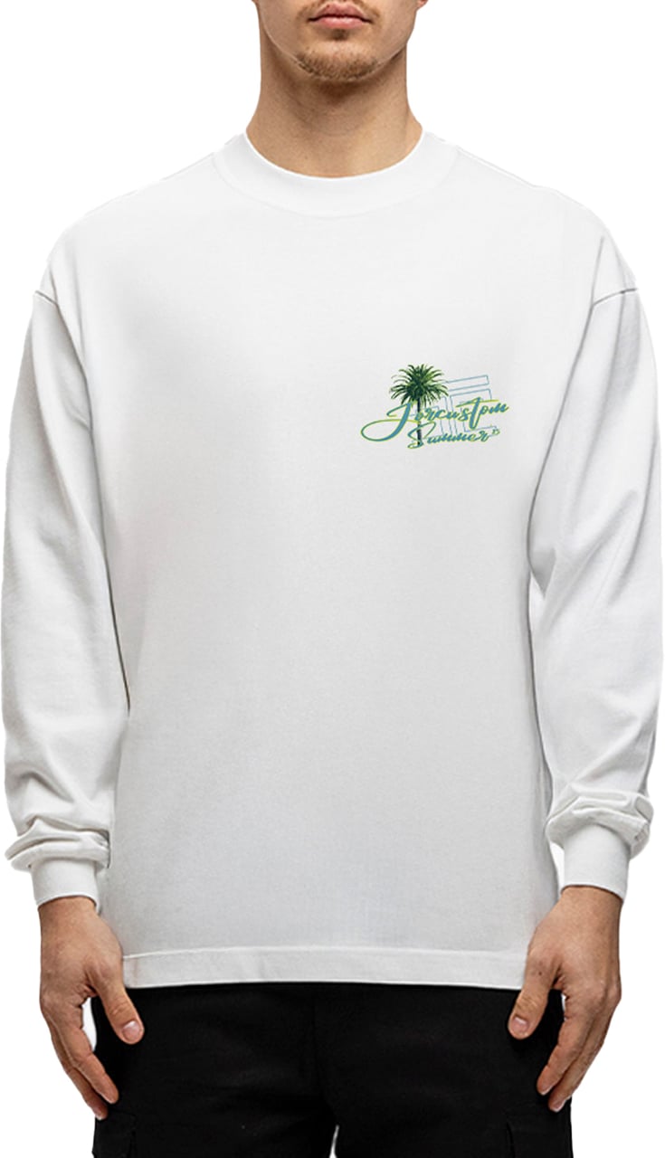 JORCUSTOM Endless Longsleeve T-Shirt White Wit
