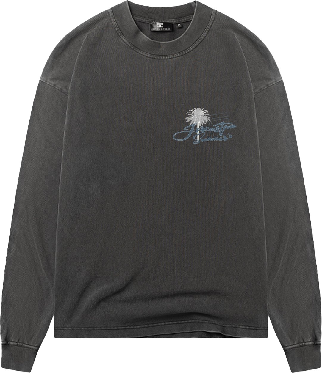 JORCUSTOM Endless Longsleeve T-Shirt AcidGrey Grijs