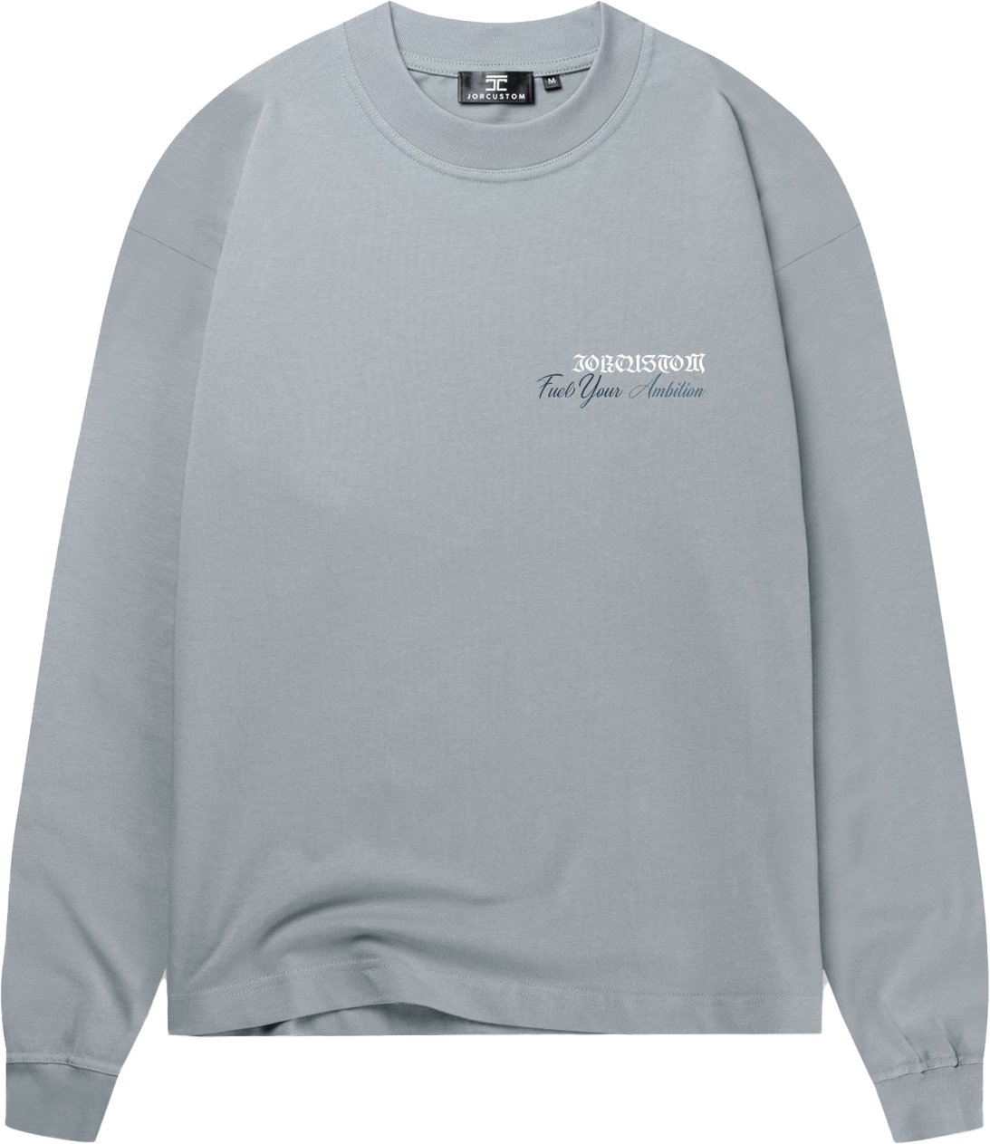 JORCUSTOM Ambition Longsleeve T-Shirt AshBlue Blauw