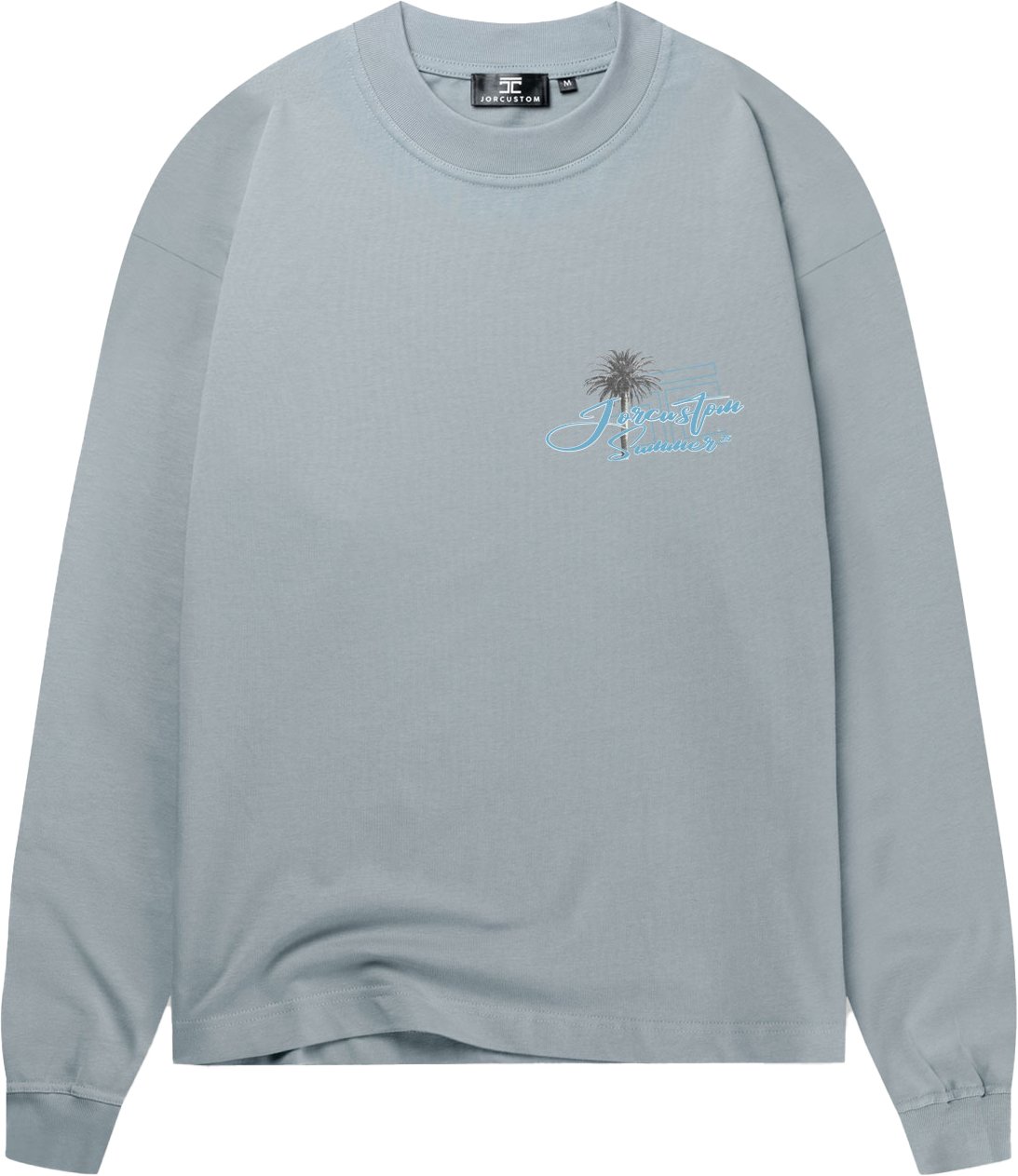 JORCUSTOM Endless Longsleeve T-Shirt AshBlue Blauw