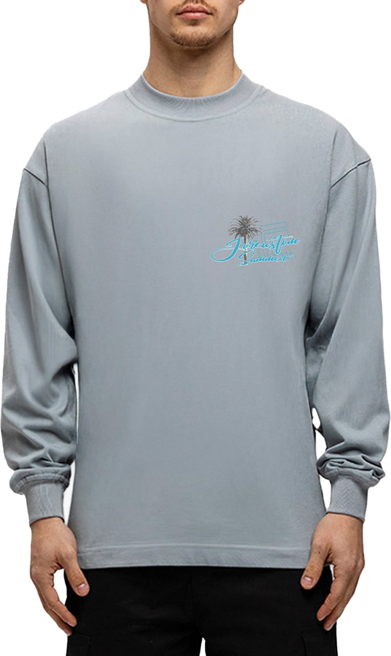 JORCUSTOM Endless Longsleeve T-Shirt AshBlue Blauw