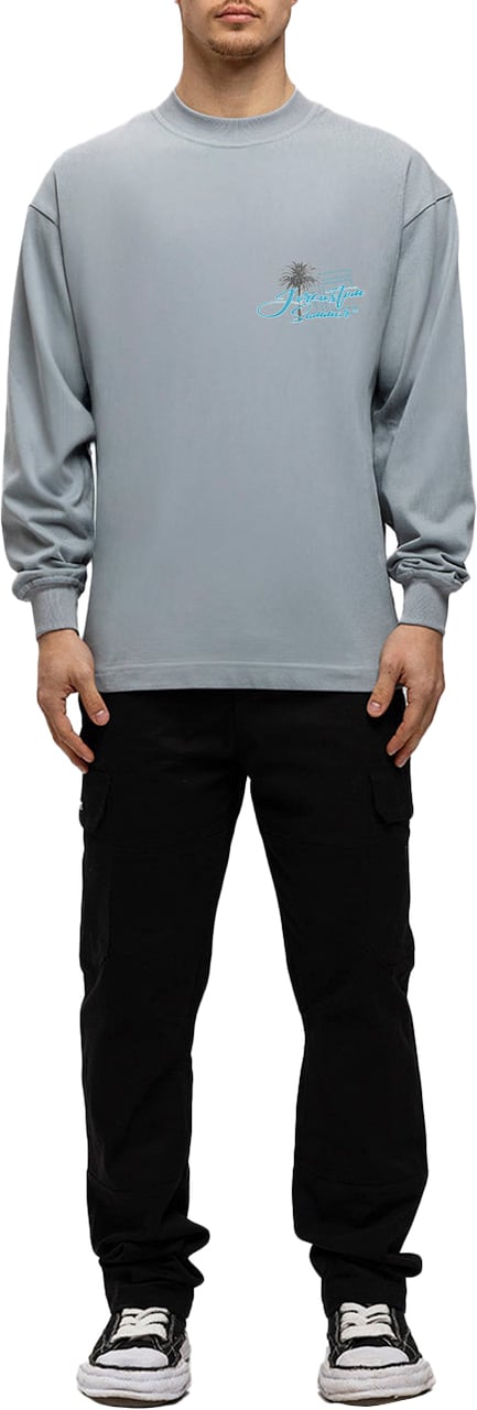 JORCUSTOM Endless Longsleeve T-Shirt AshBlue Blauw