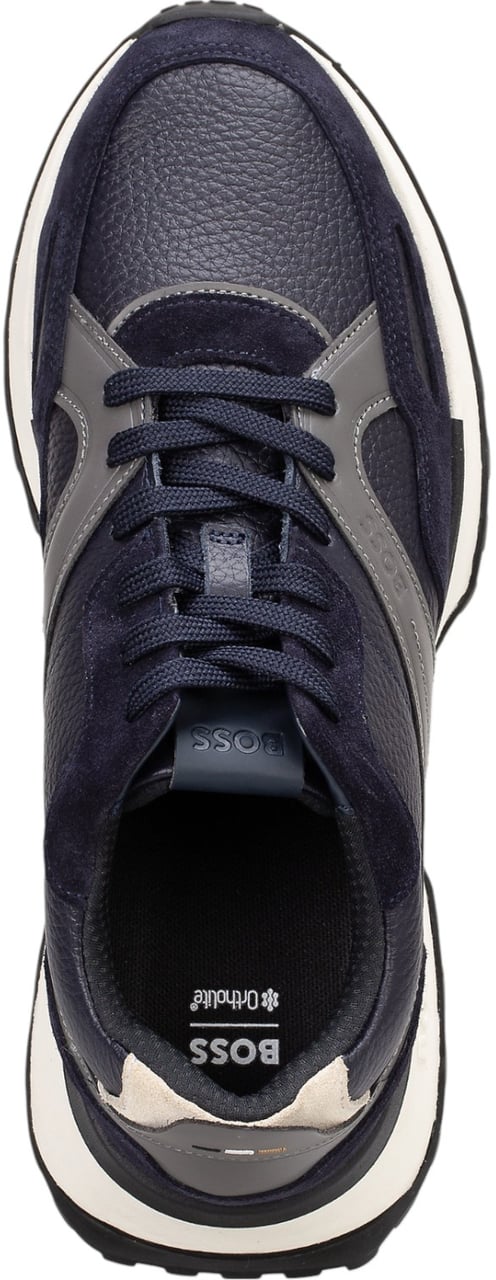 Boss Heren Sneakers Blauw